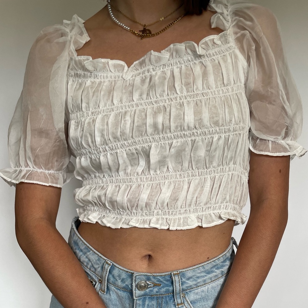 Cotton Candy LA White Top
